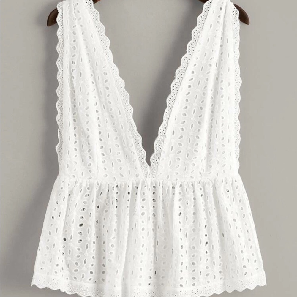 SHEIN plunging top